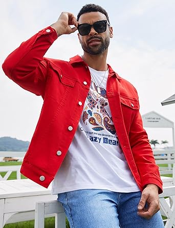 Denim Jacket Women Boyfriend Jean Jacket Trendy Loose Shacket Spring Trucker Coats