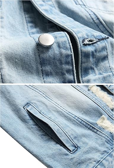 Men's Lapel Sherpa Fleece Lined Thicken Denim Jean Trucker Jacket Coats